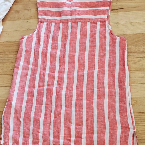 Christian Siriano Red and White Striped Sleeveless Tank - Picture 3 of 6
